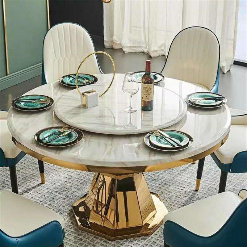 Marble Tempered Glass Top Center Coffee Office Table Furniture Gold Base Dining Console Restaurant Table Chairs Wedding Background Table