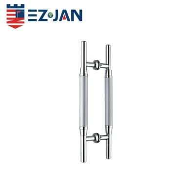 Stainless Steel Polished Double Side Tempered Glass Door Pull Handles