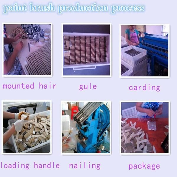 Plastic Handle 100% Filament Bristle Paint Brush