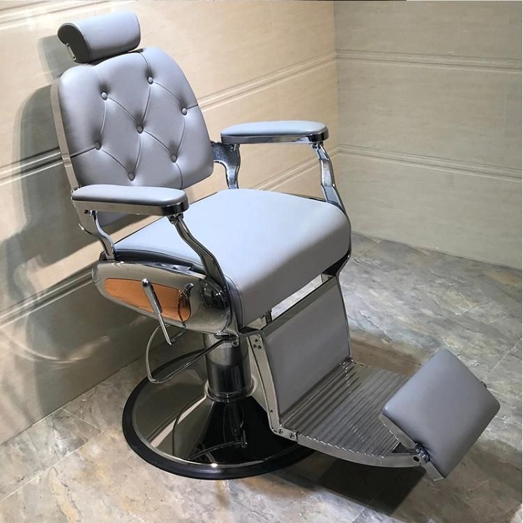 Hl-9255A Salon Barber Chair Hl-9244 for Man or Woman with Stainless Steel Armrest and Aluminum Pedal