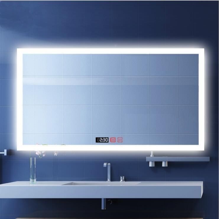 Smart Bathroom Light Mirror Wall-Mounted Anti-Fog Bathroom Mirror