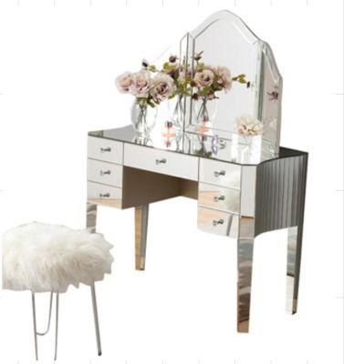 Bedroom Furniture Luxury Style Dresser with Mirror Dressing Table