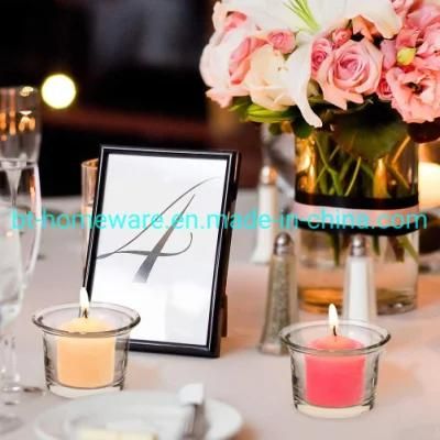 Wholesale 60ml Transparent Glass Wishing Candlestick Is Suitable for Weddings, Parties and Home Decorations