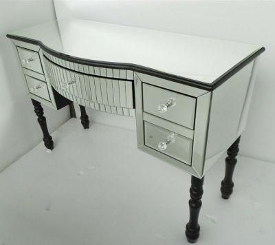 New Design Mirrored Furniture Makeup Sliver Dressing Table for Bedroom