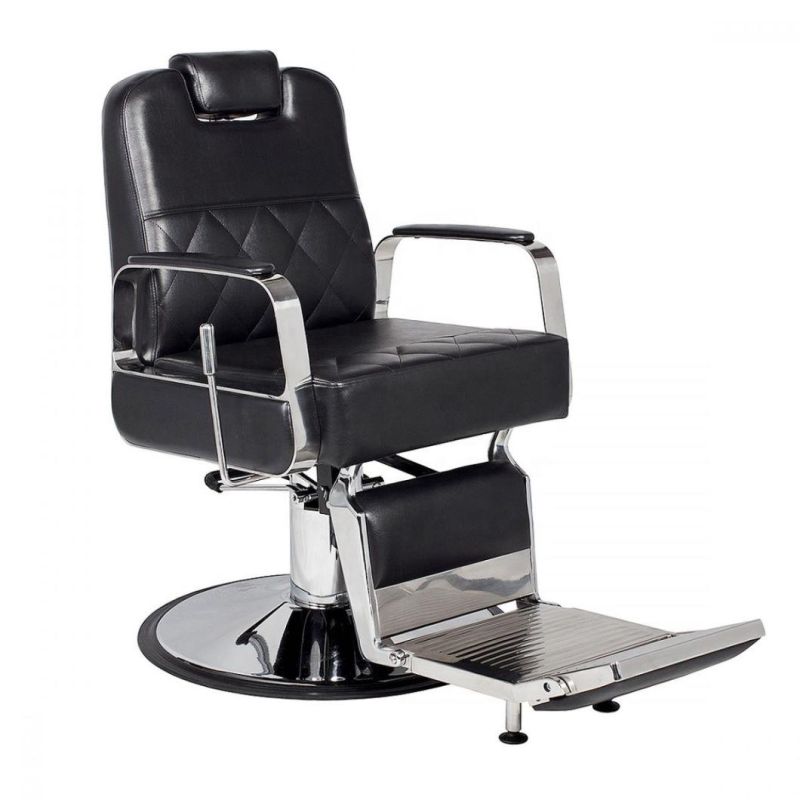 Hl-9284 Salon Barber Chair for Man or Woman with Stainless Steel Armrest and Aluminum Pedal