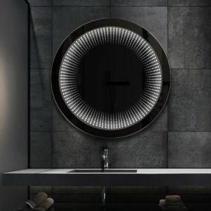 Smart Lighted 3D Mirror Wall Mounted Shower Bathroom Circular LED Infinity Lighted