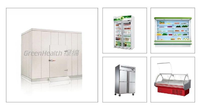 Supermarket Commercial Fresh Meat Display Cabinet Refrigerator with Flip Glass Cover