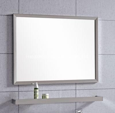 Home Decoration Wall Mounted Bathroom Framed Stainless Steel Bath Mirror