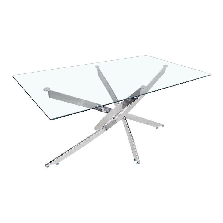 Wholesale Home Dining Furniture Temerable Glass Restaurant Table