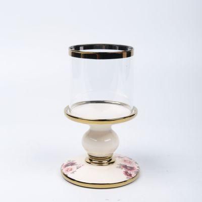 Wholesale Home Decoration Glassware Candle Jar Home Decor Glass Candle Holders