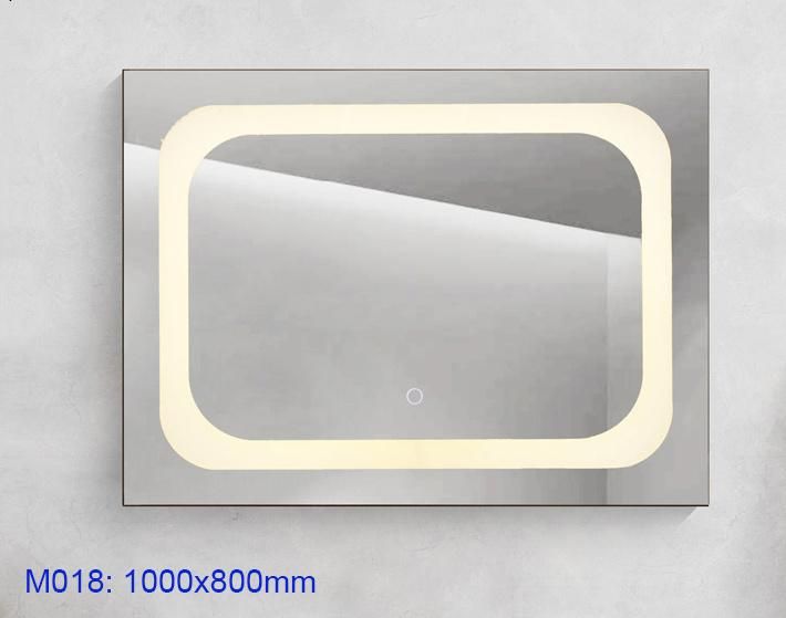 Smart Glass Vanity Furniture LED Bathroom Wall Mirror with Lights (M008)