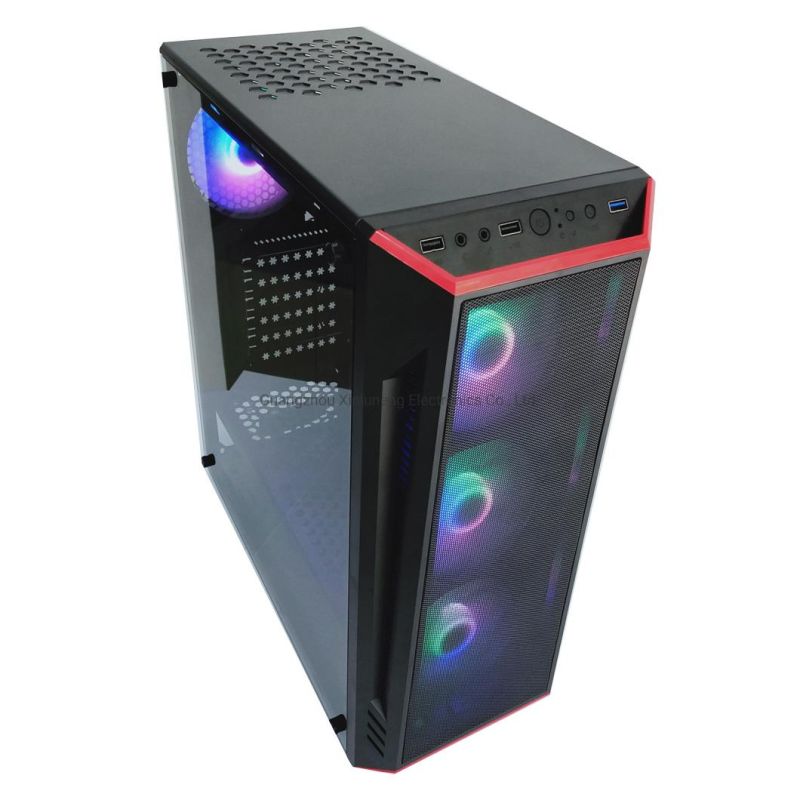 Iron Mesh Front Panel Computer Cabinet for Gaming