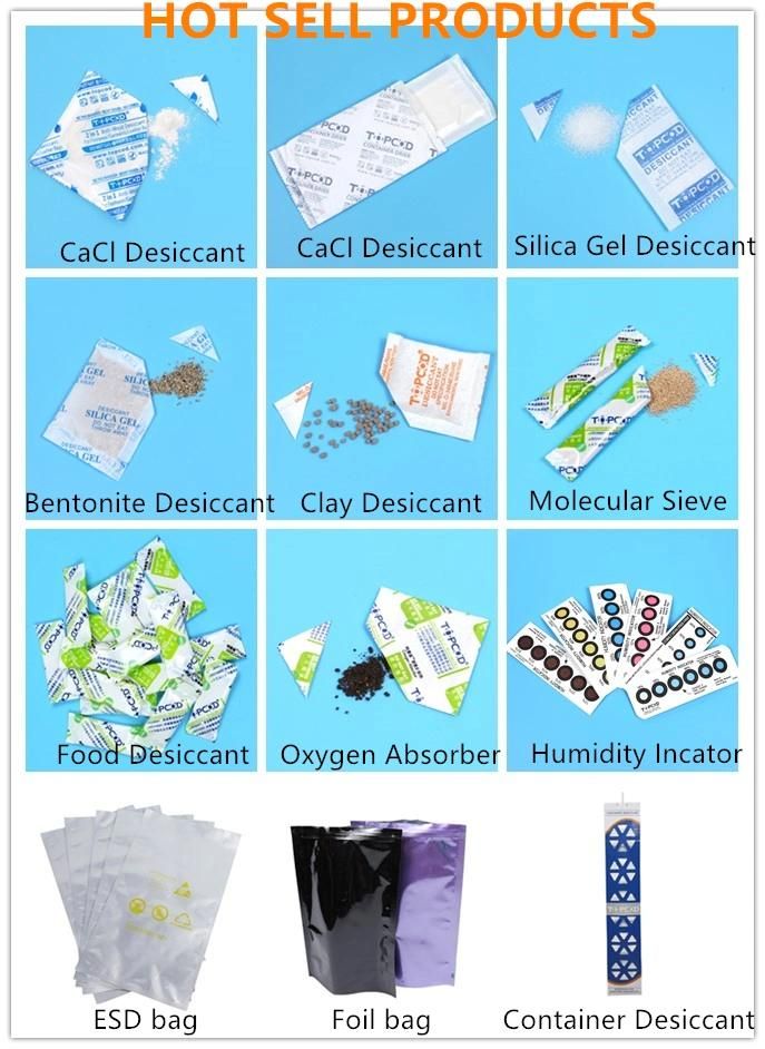 10g Mold Resistant Super Dry Desiccant for Garments