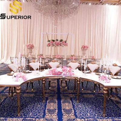 Wholesale Promotion Latest Modern Design Luxury Wedding Table