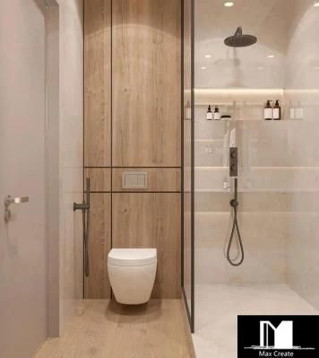 Aluminum Bathroom Furniture Vanity European Bathroom Cabinet for Hotel Ceramic Basin with Mirror Cabinet Small Size Cheap Bath