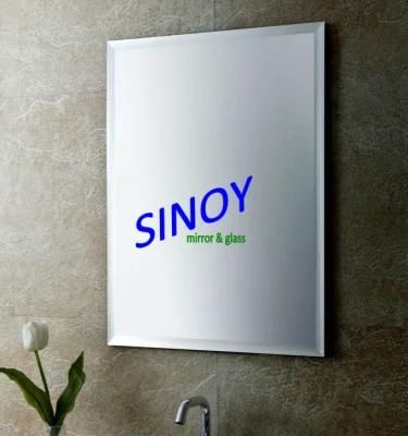4mm Square Shaped Bathroom From Silver Mirror with ISO, CE