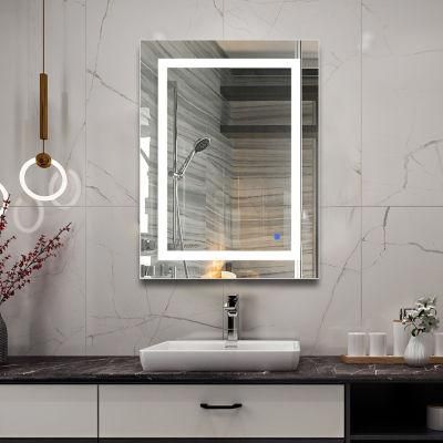 Modern LED Washroom Mirror Fogless Wall Mounted Fancy Bathroom Mirrors