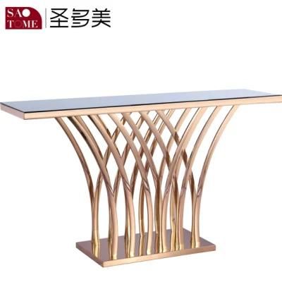Modern Simple Living Room Furniture Glass Console Table