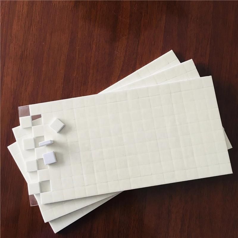 15*15*4+1mm White EVA Rubber Separator Pads with Cling Foam for Glass Shipping on Sheets