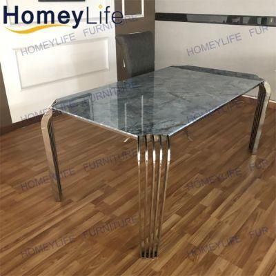 Unique Design Modern Dining Furniture Ceramic Top Dining Table