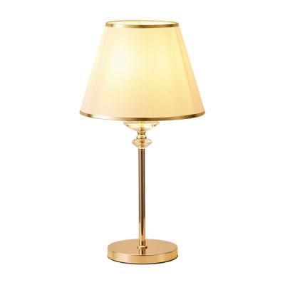 Modern Style for Home Lighting Furniture Decorate Indoor Living Room/Bedroom Design with Lampshade Factory Supply Glass Table Lamps