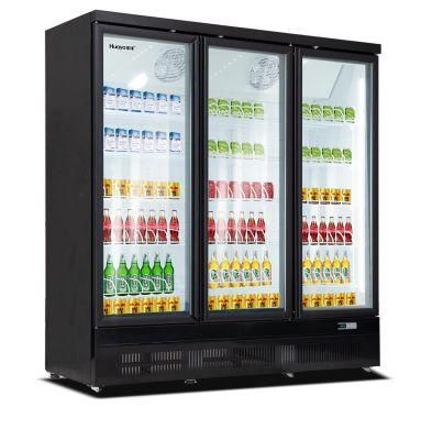 High-Quality Commercial Display Cabinet Beverage Display Cabinet with Automatic Return Door Beer Beverage Chiller