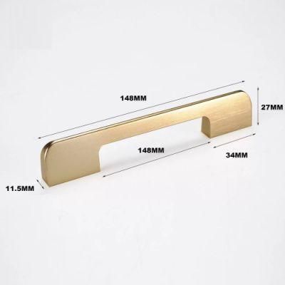 Aluminium Coloring Handle for Cabinet with Further Processing