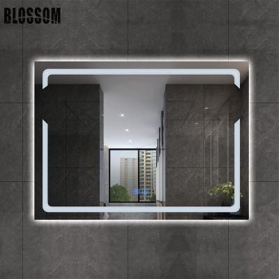 Touch Sensor Fogless Backlit LED Bathroom Mirror with Lights Attached