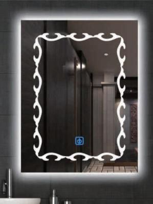 Hotel Bathroom New Design Smart Home Wall Mirror Makeup LED Light Smart Glass Furniture Mirror