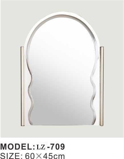 Strive Irregular Europe Retro Bathroom Mirror Wall Mountd Glass