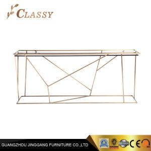 Wholesale Home Hotel Modern Furniture Metal Console Hallway Table