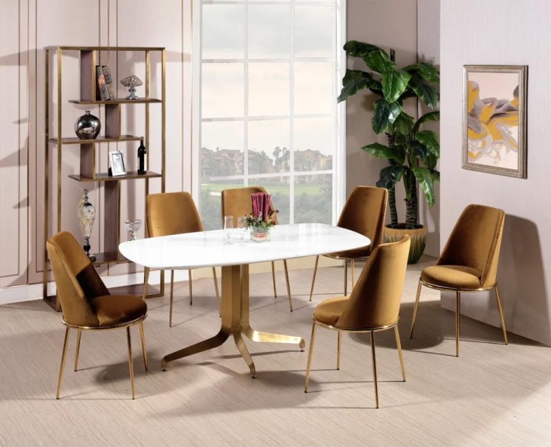 Us Stylish Popular Style Dining Room Set Table Set with 4 Chairs for Dining Room