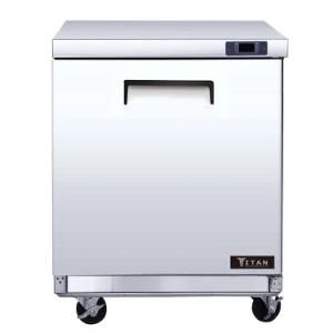 Stainless Steel Glass Cabinet Upright Cake Display Fridge