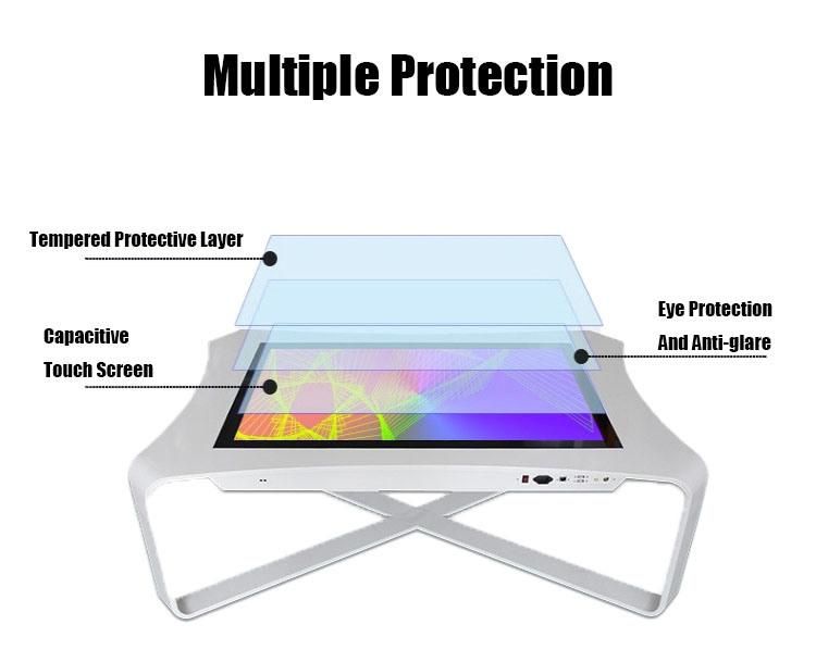 Smart Inter-Active Touch Coffee Table for Estate Restaurant Exhibition Human-Computer