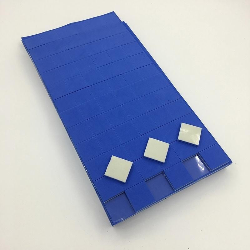 25*25*3+1mm Thickness Blue EVA Rubber Cling Foam Glass Shipping Protective Separator Pads