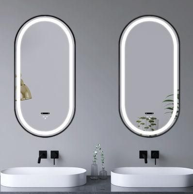 Hotel Wall Decorative Backlit LED Bathroom Vanity Glass Smart Mirror with Lights