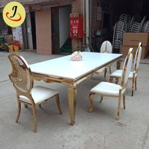 Competition Price Hot Sale Modern Style Stainless Steel Wedding Event Dining Table
