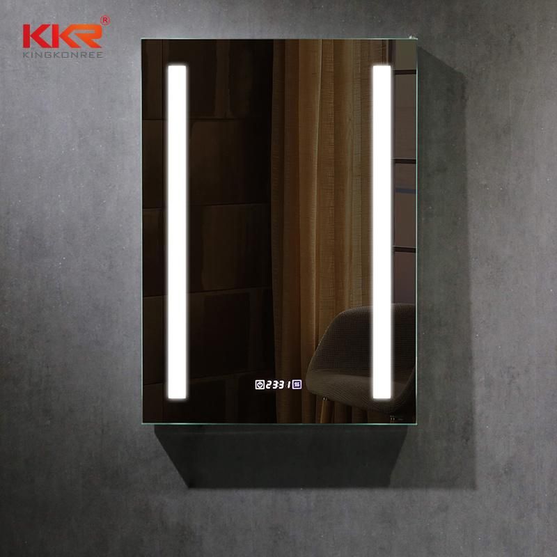 Smart Wall Mounted Bathroom Defog Glass Makeup LED Mirror