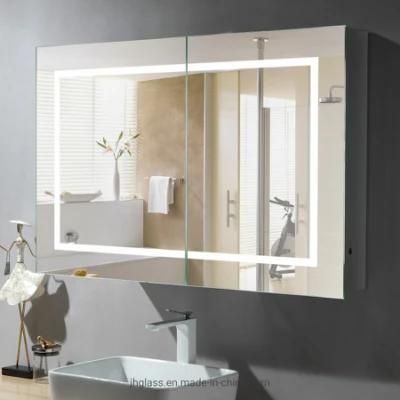 Wall Mounted Mirror LED Mirror Cabinet for Home Hotel Home Decoration with Dimmer &amp; Bluetooth