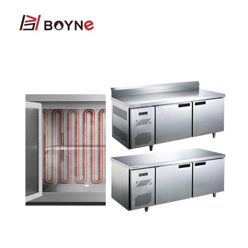 Hotel Kitchen Stainless Steel Counter Freezer Work Table Refridge