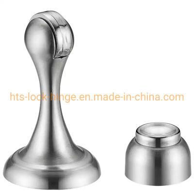 Stainless Steel Stopper Door Hardware Magnetic Catch for Floor or Wall Mounted Door Stopper