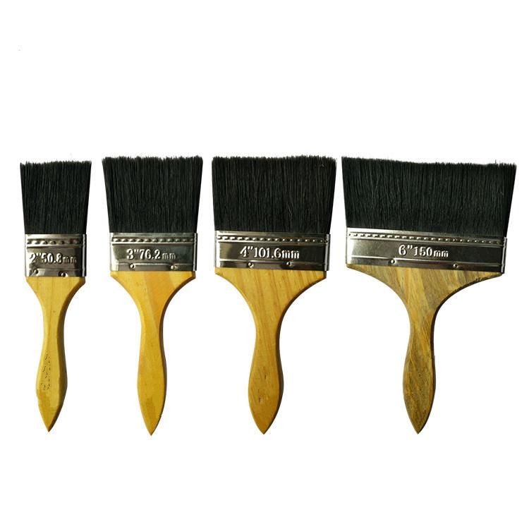 Multi Size Wooden Handle Wide Paint Brush in Guangzhou