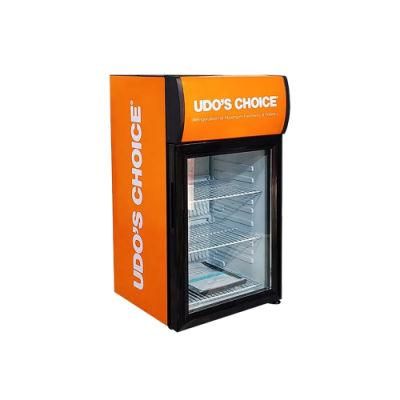 25L Single Glass Door Mini Bar Beer Beverages Showcase Sc-25L