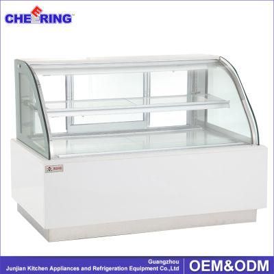 Single Circle Cake Refrigerated Showcase / Bakery Refrigerated Display Case / Commercial Refrigerator Cake Showcase