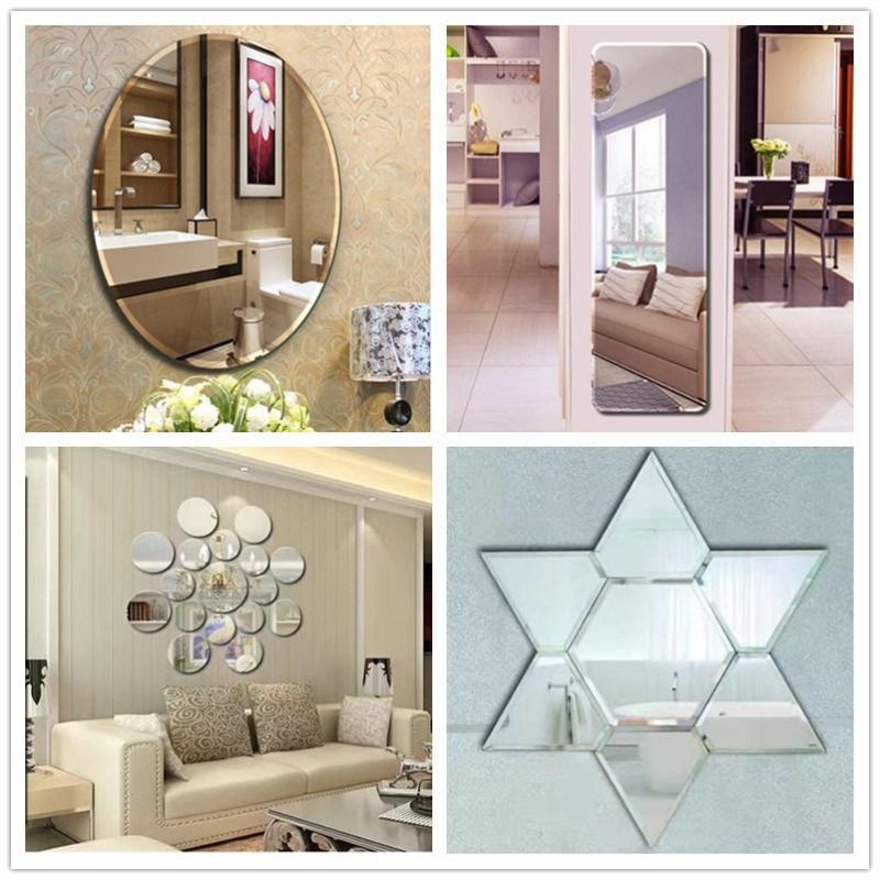 Wholesale Beveled Edge Straight Edge Round Edge Finish Bathroom Mirror