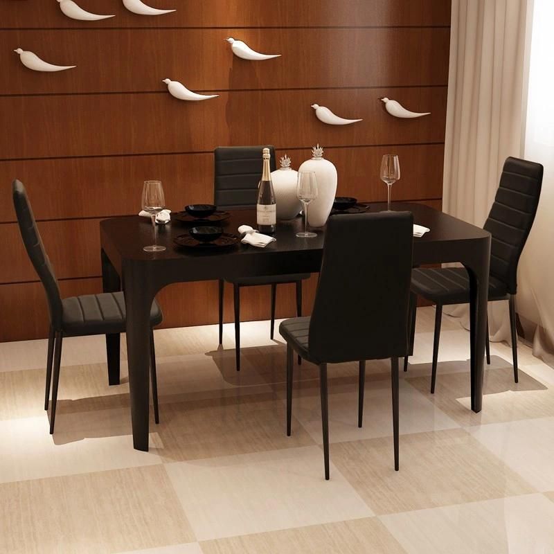 Dining Banquet Restaurant Home Modern Chair Made of High-Quality PU Material and Powdercoated Metal