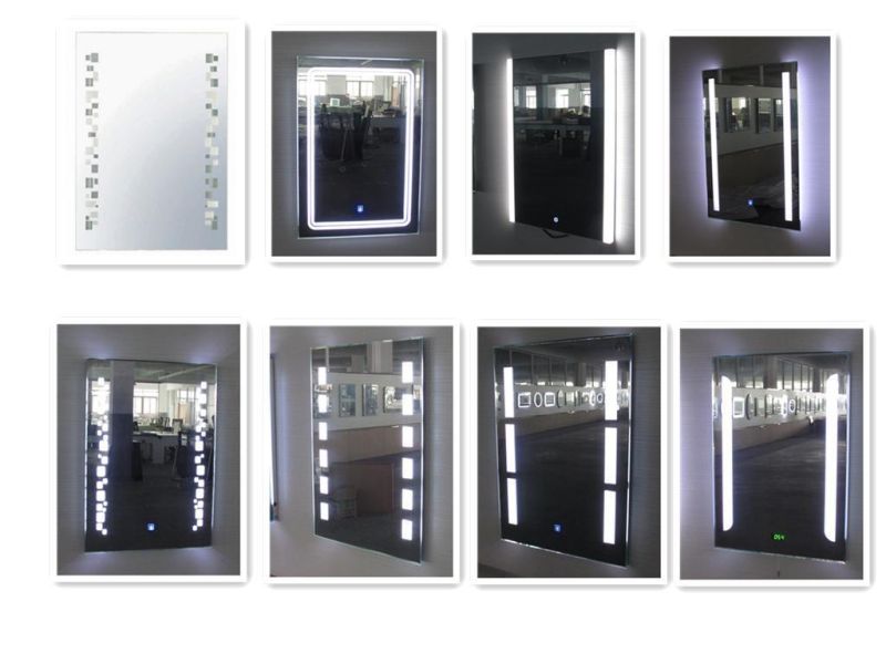 Wall Mounted Makeup LED Illuminated Bathroom Mirror (LZ-DJ09)