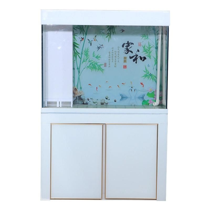 Glass Large Aquarium Arowana Fish Tank Base Cabinet Ecological Landscape