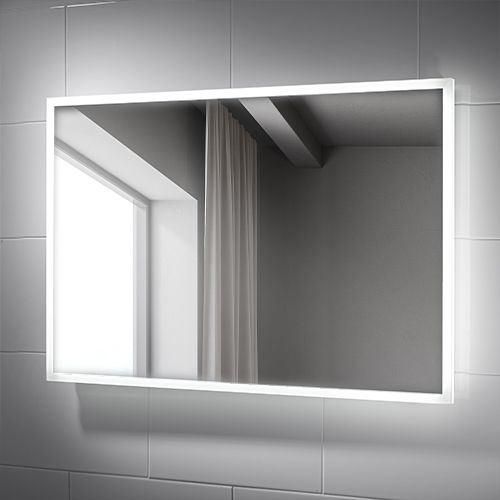 Wall Mounted Decorative LED Motion Sensor Illuminated Bathroom Mirror