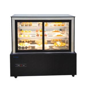 Cake Showcase Chiller Multi Layer Cake Refrigerator Cake Refrigerator Curved Glass Cake Showcase